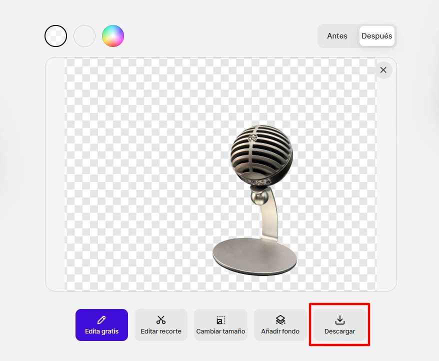 Paso 3: Descargar la imagen